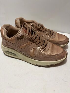 Nike Air Max 90 Premium Metallic Rose Bronze Sz 7 Women